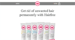Desktop Screenshot of hair-free-hair-remover.com